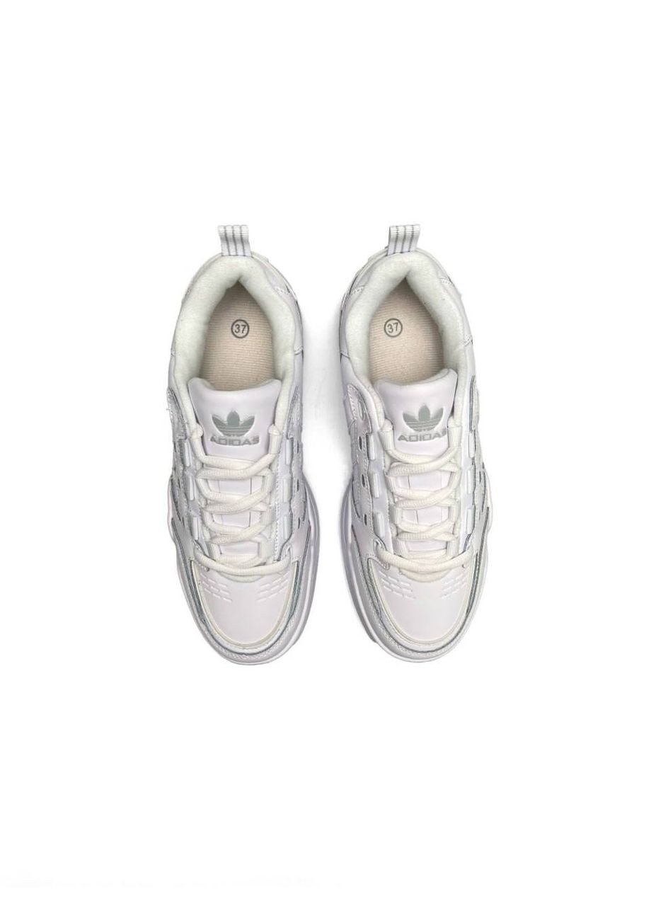Белые демисезонные кроссовки женские, вьетнам adidas Originals ADI2000 All White