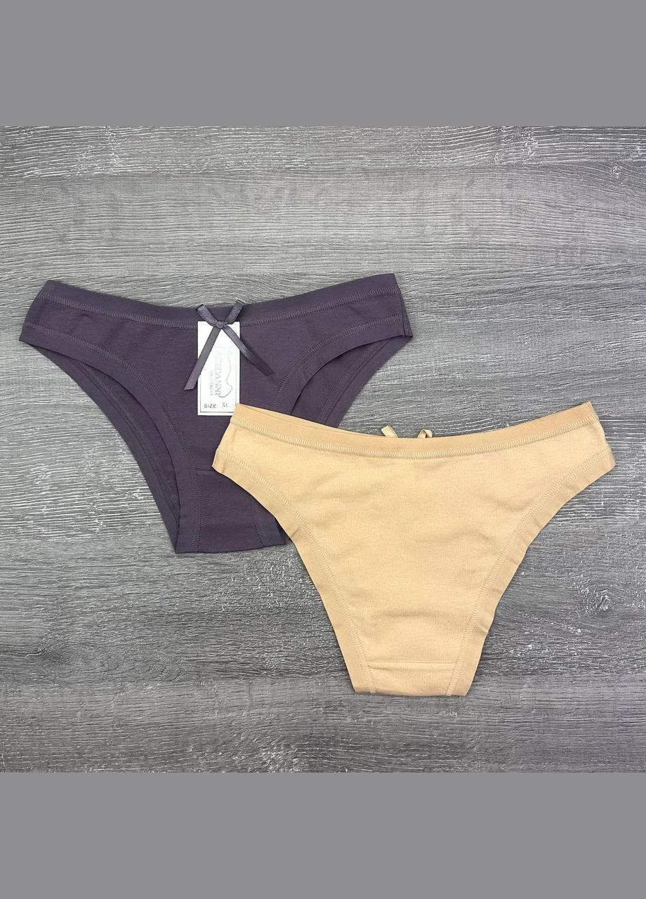 Набір жіночих бавовняних трусиків 2 шт Lavolle Сліп (327434147)