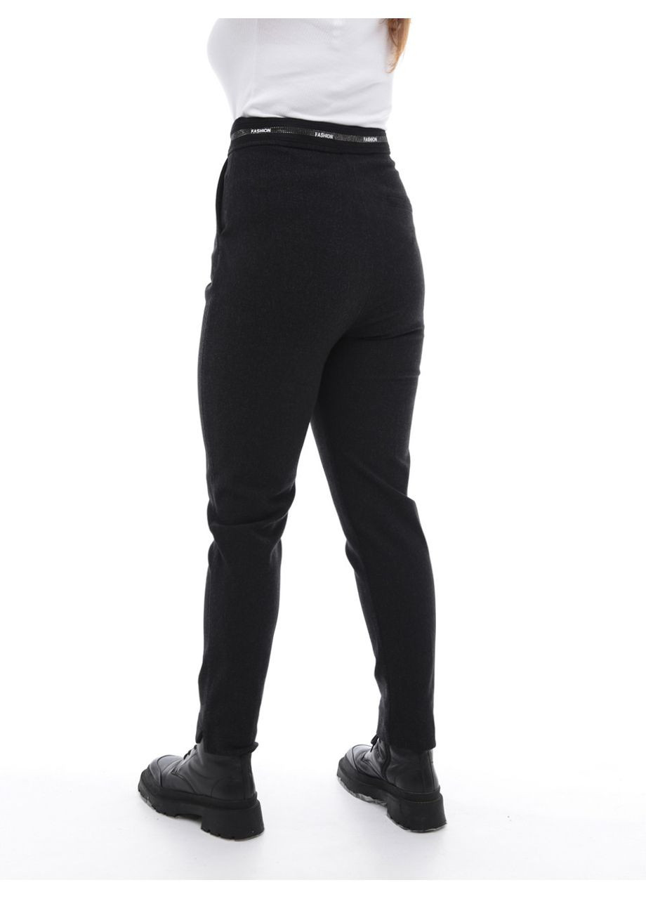 Брюки женские черные МОМ очень теплые Estensivo MOM (305850852)