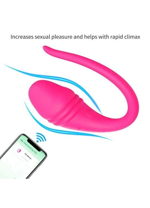 Смарт віброяйце Love Spouse USB 9 режимів - Фіолетовий - Смарт вібратори No Brand (391417720)