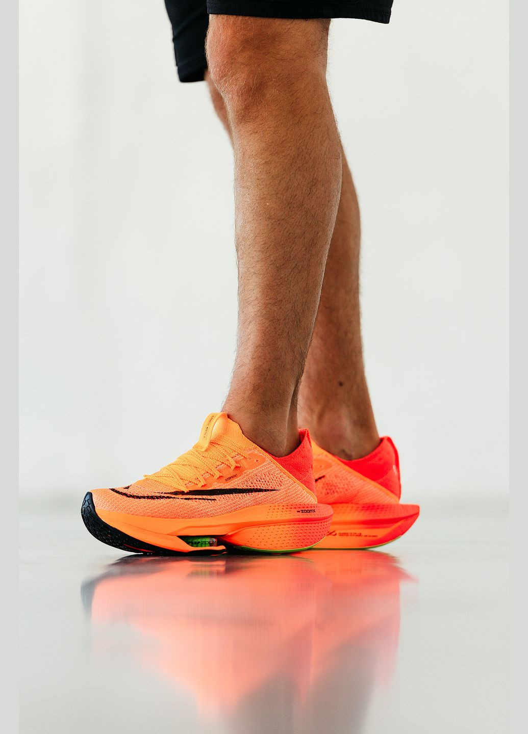 Помаранчеві Осінні кросівки чоловічі і жіночі nike air zoom alphafly orange | найк аір зум алфафлай оранжеві No Brand