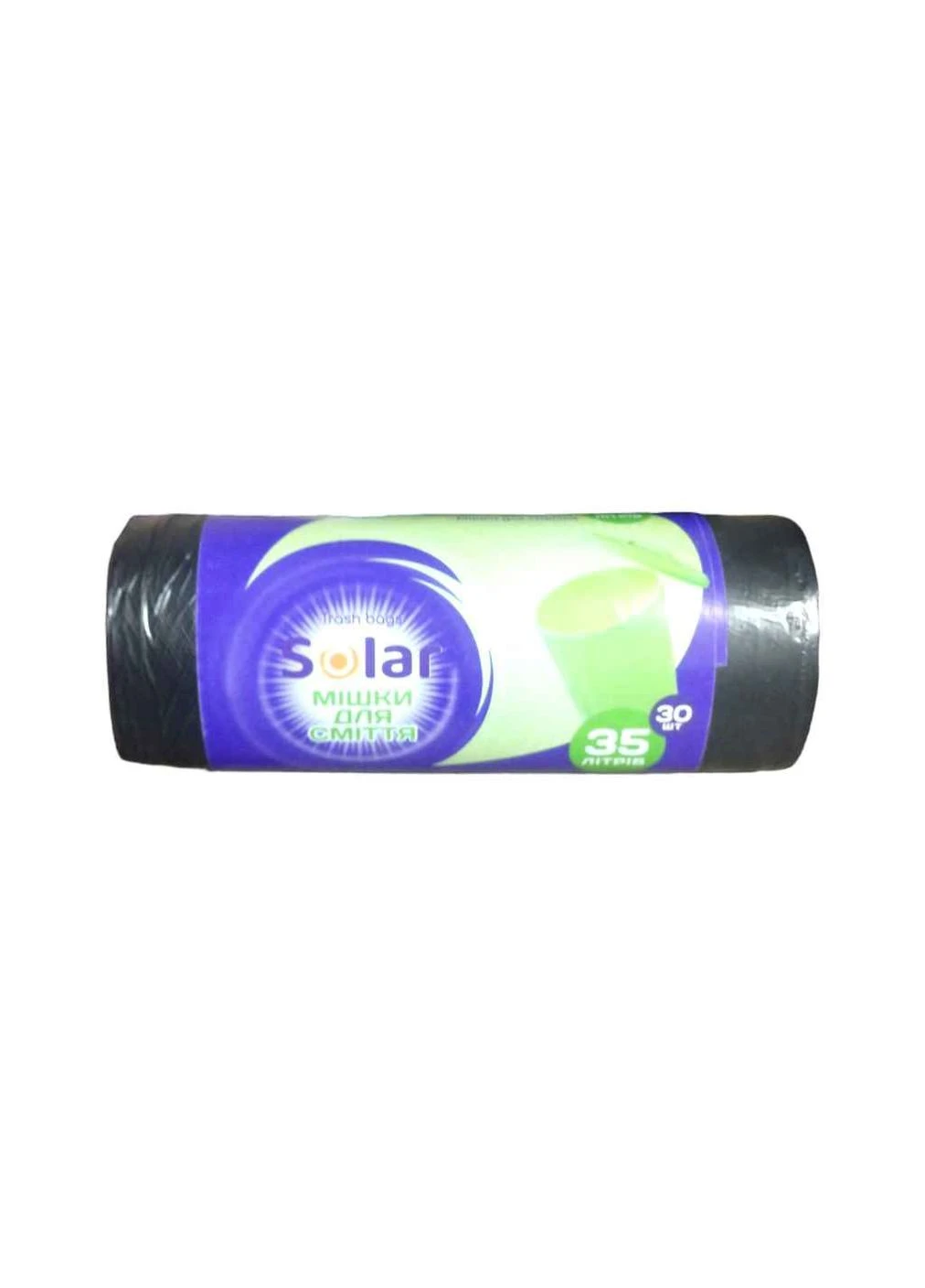 Пакети для смiття 30шт 35л ТМ SOLAR No Brand (388123043)