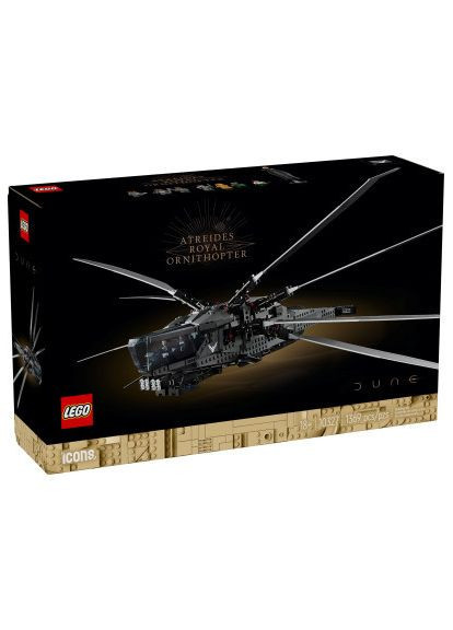 Конструктор Icons Дюна. Королевский орнитоптер Атридов 1369 деталей (10327) Lego Icons Дюна. Королівський орнітоптер Атрідів 1369 д (368130982)