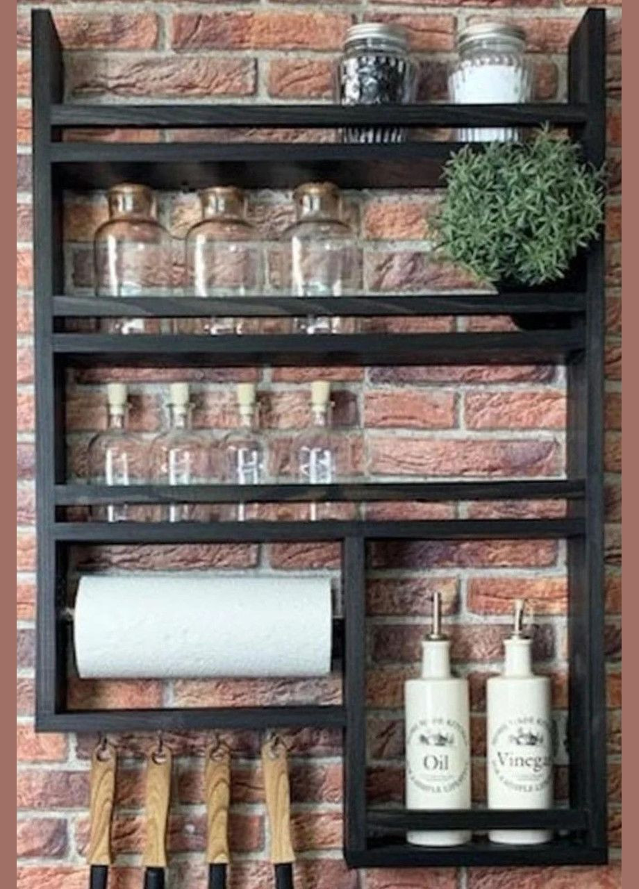 Тримач для паперових рушників з дерева Авлід венге (ДКП-015512) No Brand (327849752)