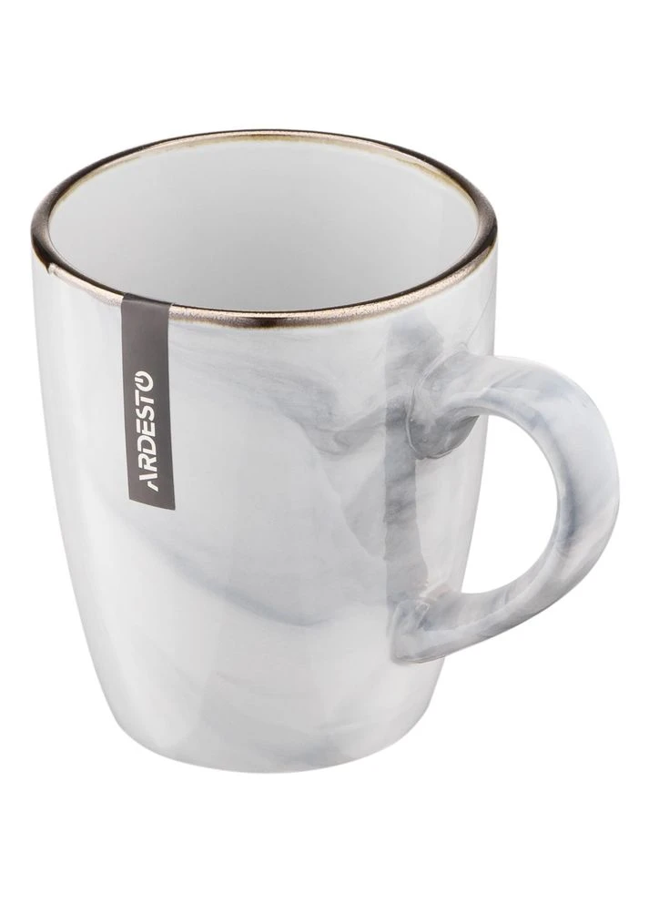 Кухоль Marmo 390 мл White (AR2939MRW) Ardesto (322910380)