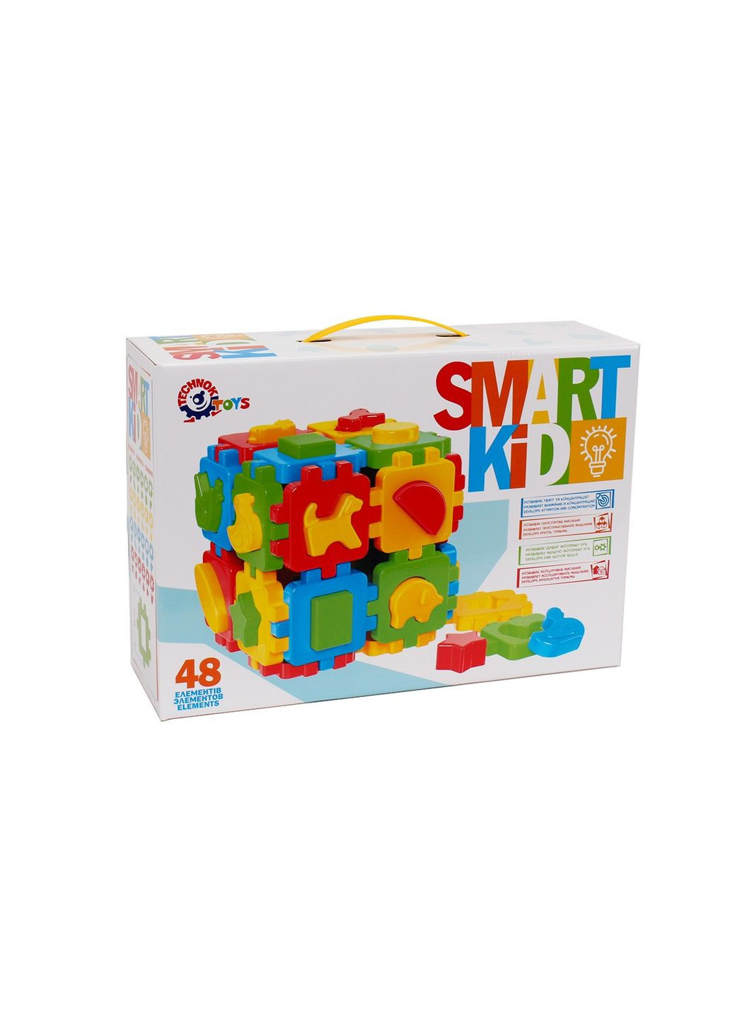 Іграшка куб "Розумний малюк Лото " (2018) ТехноК (293484003)
