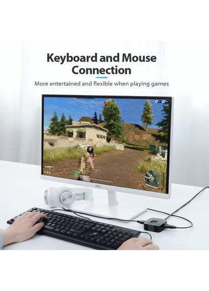 Концентратор 4-Port USB 3.0, 0.5 m (CHBBD) Vention (370616108)