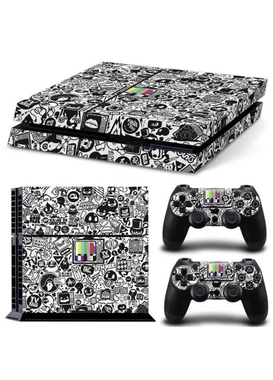 Наклейка PS4 Fat виниловая наклейка Choice для Sony PlayStation PS4 Fat DualShock 4 Crime No Brand (341534012)