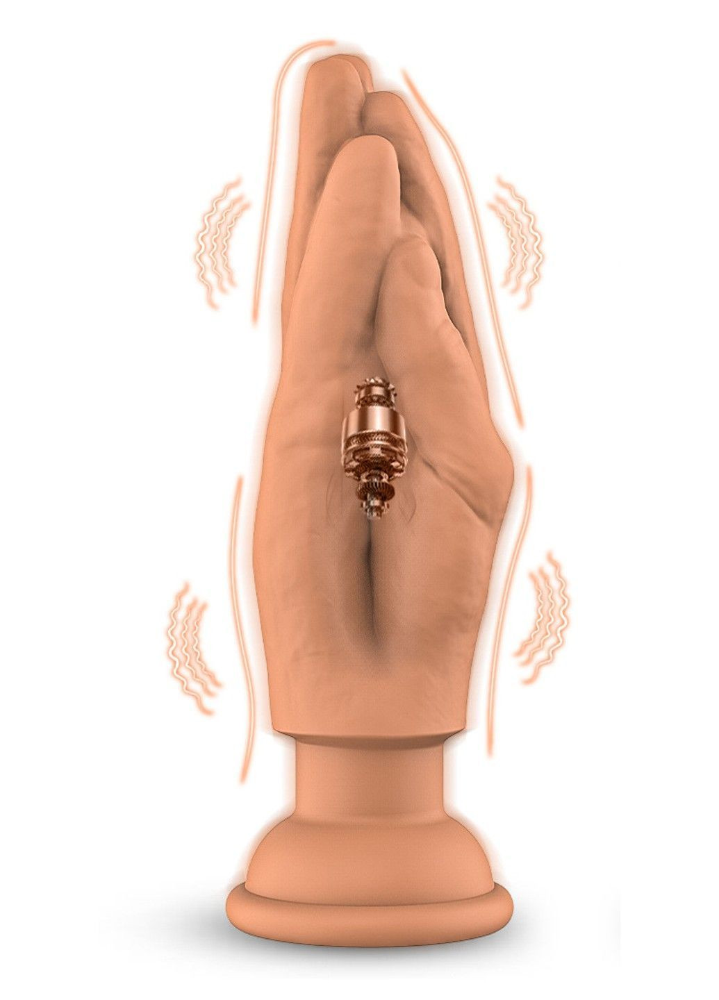 Вибрирующая анальная пробка в форме руки VibeTouch Hand с эффектом «живого прикосновения» We Love (373314979)