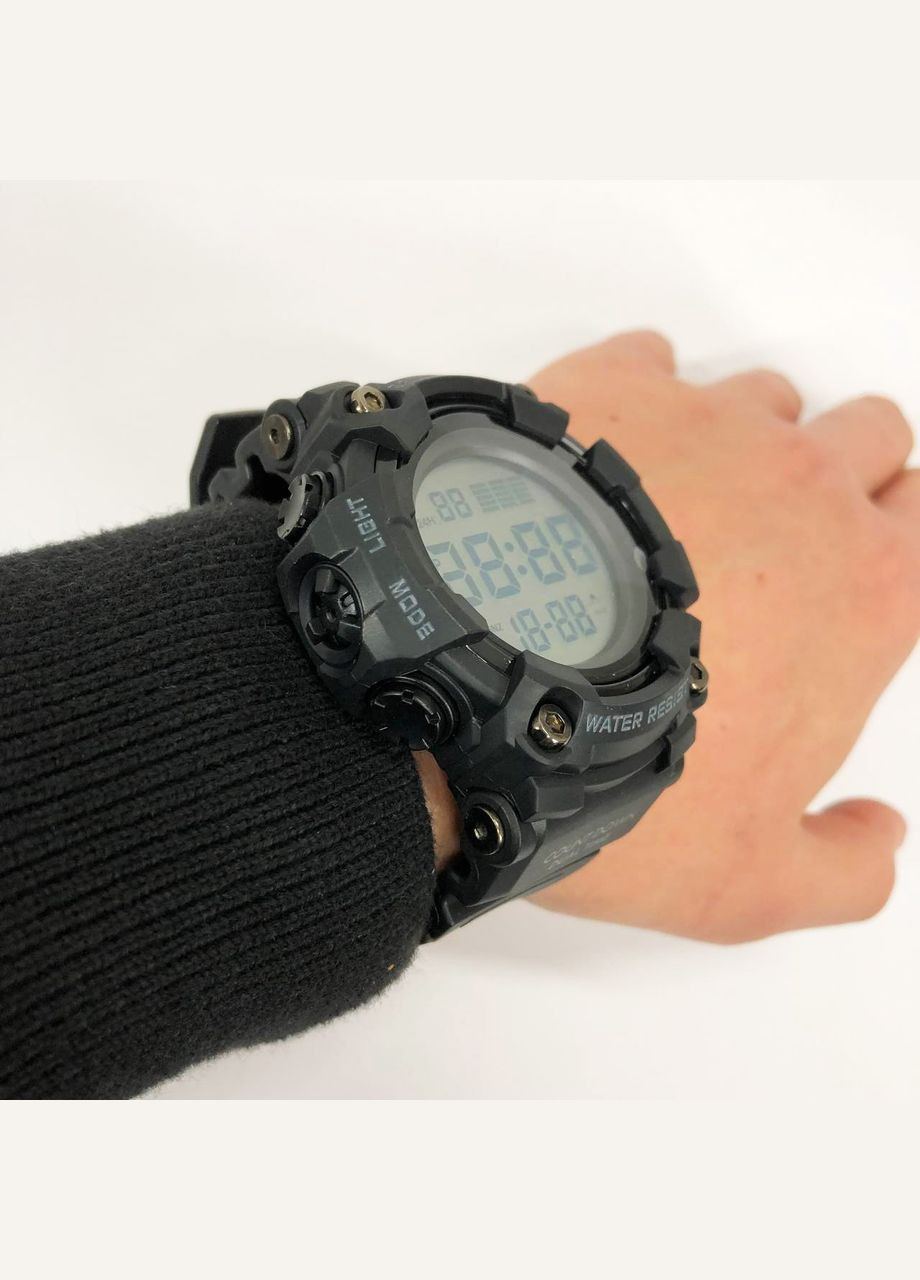 Годинник наручний чоловічий SKMEI 1968BKWT BLACK-WHITE, годинник армійський скмей. Колір: чорний з білим циферблатом No Brand (359474590)