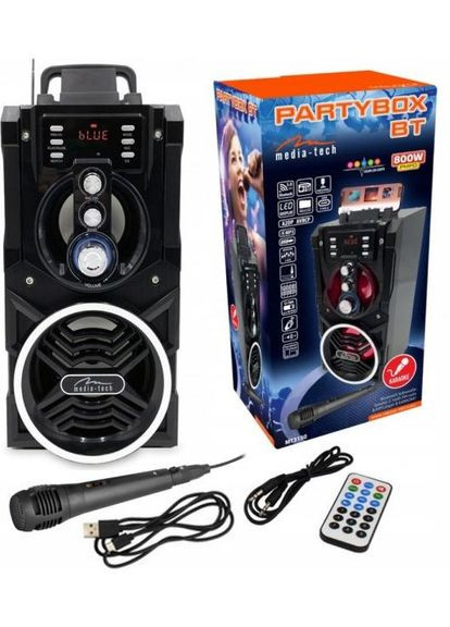 Акустическая система Boombox BT 18W Black (MT3150) Media-Tech (390925684)