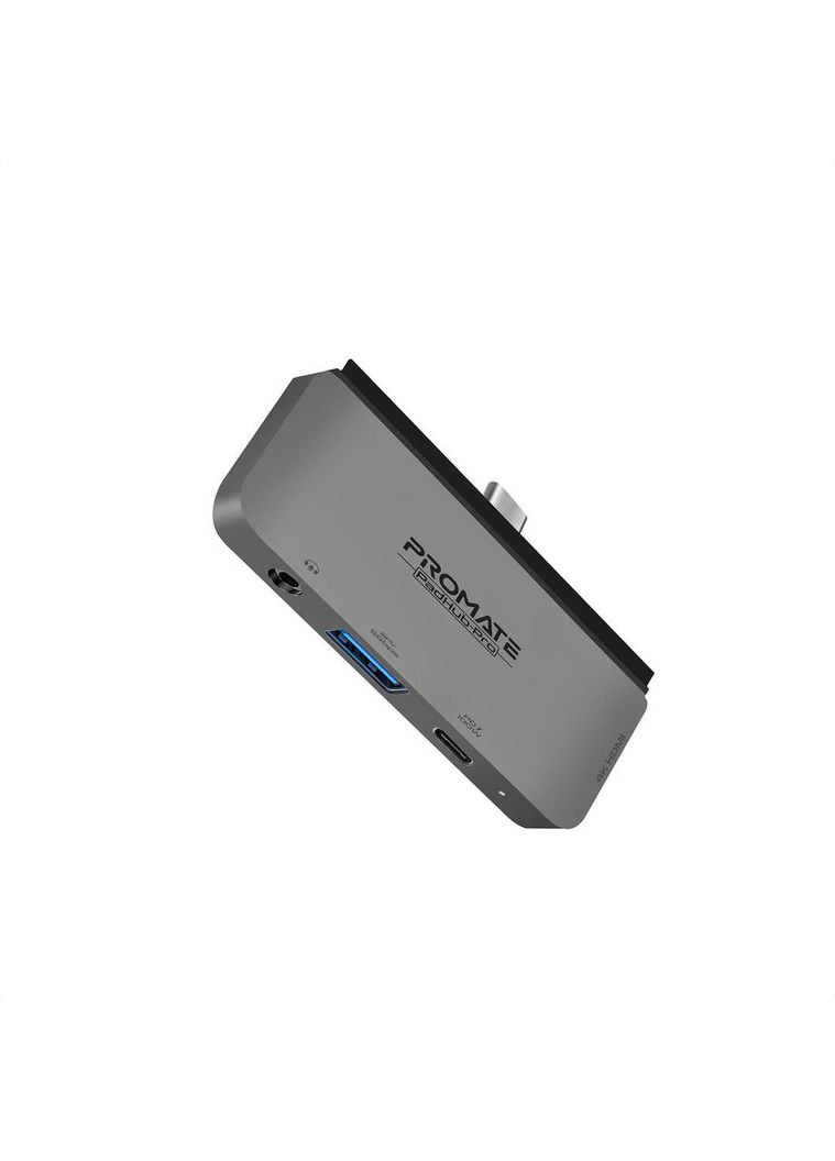 USB-хаб PadHub-Pro USB Type-C 4-в-1 Grey Promate (336952062)