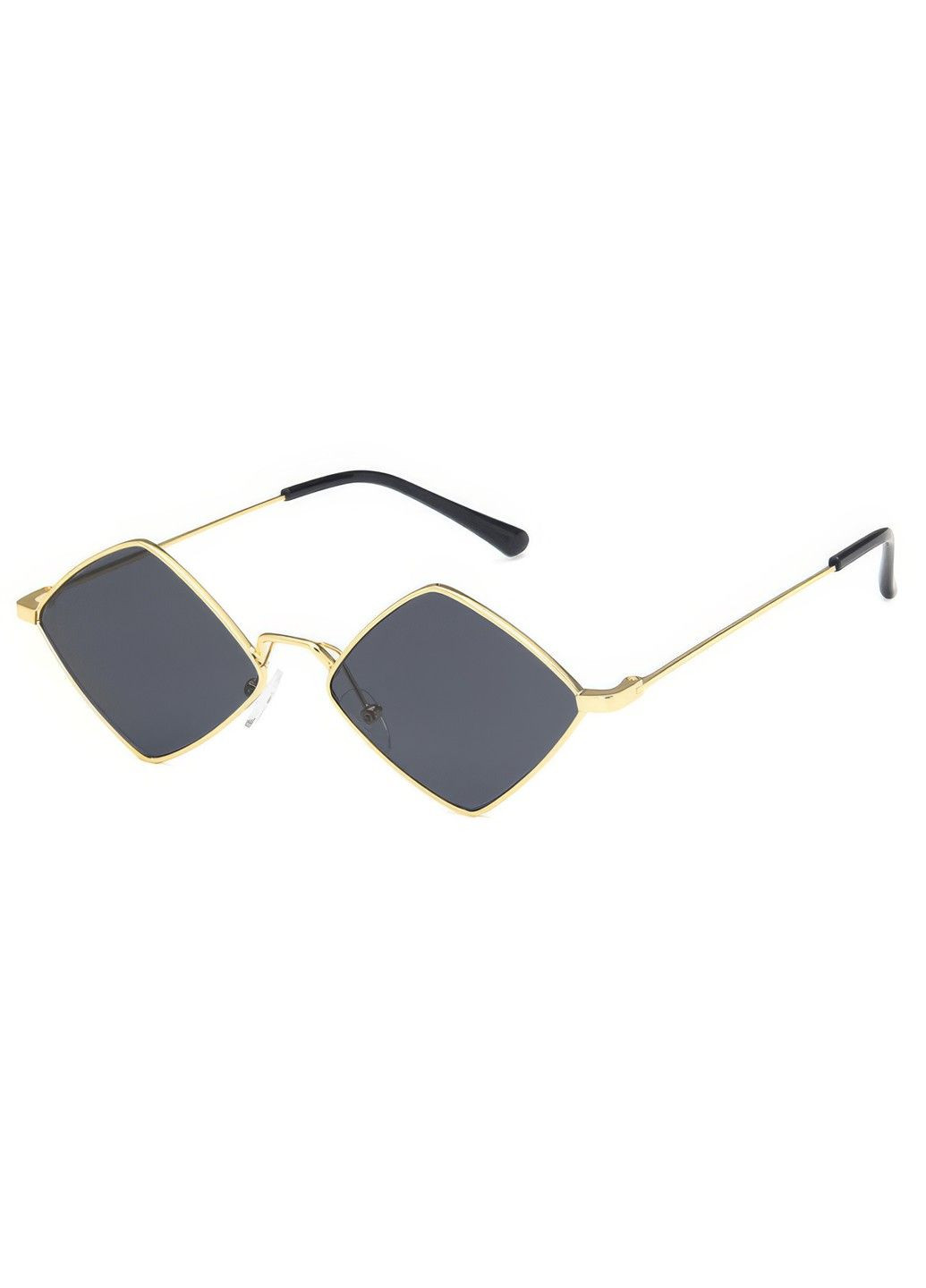 Солнцезащитные очки ромбы Romb черные с золотом No Brand (294052307)