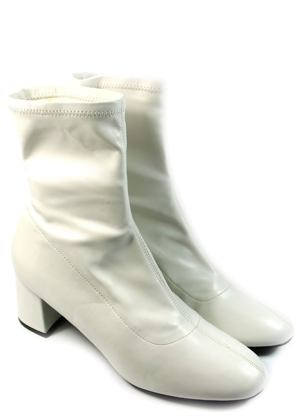 Білі демісезонна жіночі ботильйони Even&Odd