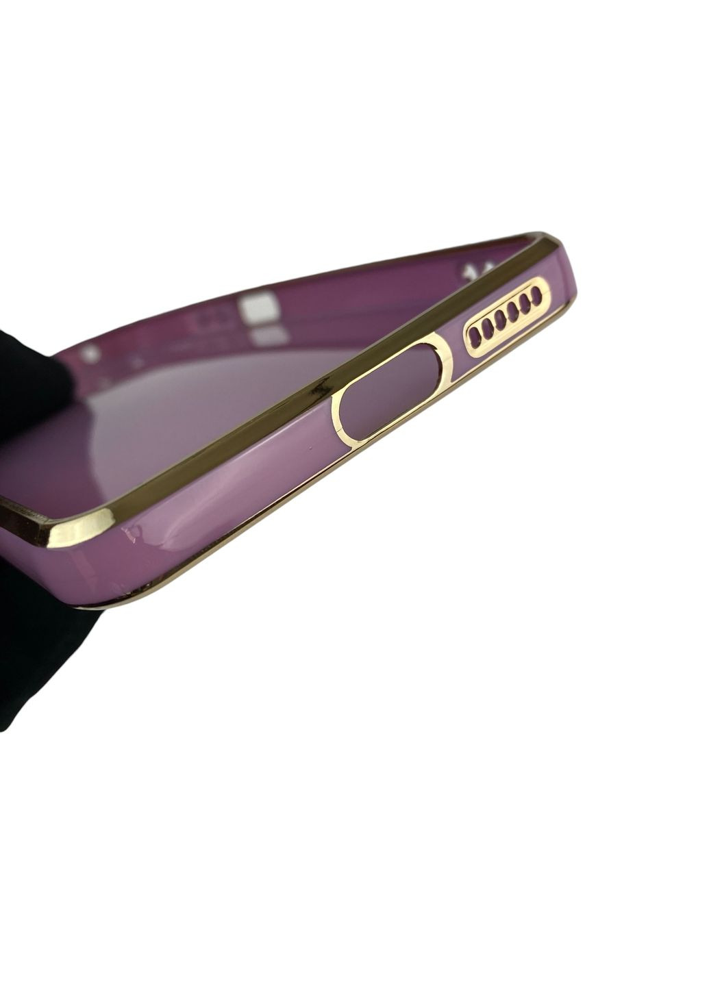 Чехол для Redmi Note 12 Pro 4G с защитой камеры с золотой окантовкой редми нот 12 про черничный gs1 Xiaomi (366231406)