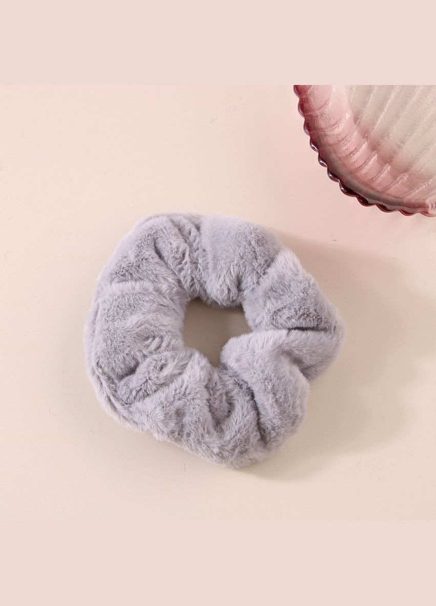 Резинка велюровая для волос Серая (AN0103054) ANbeauty (360768428)