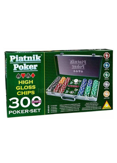 Профессиональный набор для покера в металлическом кейсе (9001890790393) Piatnik (367058328)