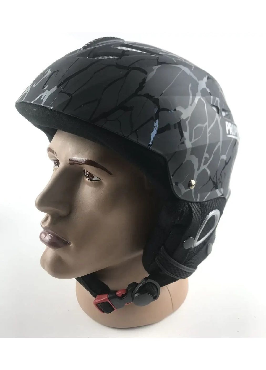 Шлем горнолыжный защитный для сноубордистов лыжников со съемными ушами вентиляцией (477629-Prob) Черный размер XL Unbranded (298531967)