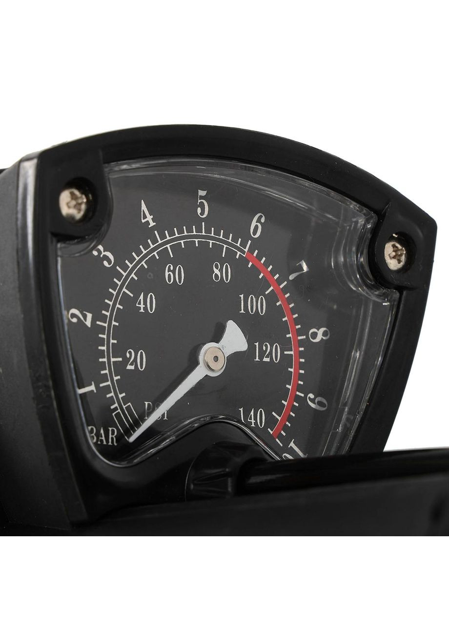 Насос ножний універсальний портативний з манометром 2 циліндри FB-8698 (алюміній, пластик, l-17см) SP-Sport (361438542)