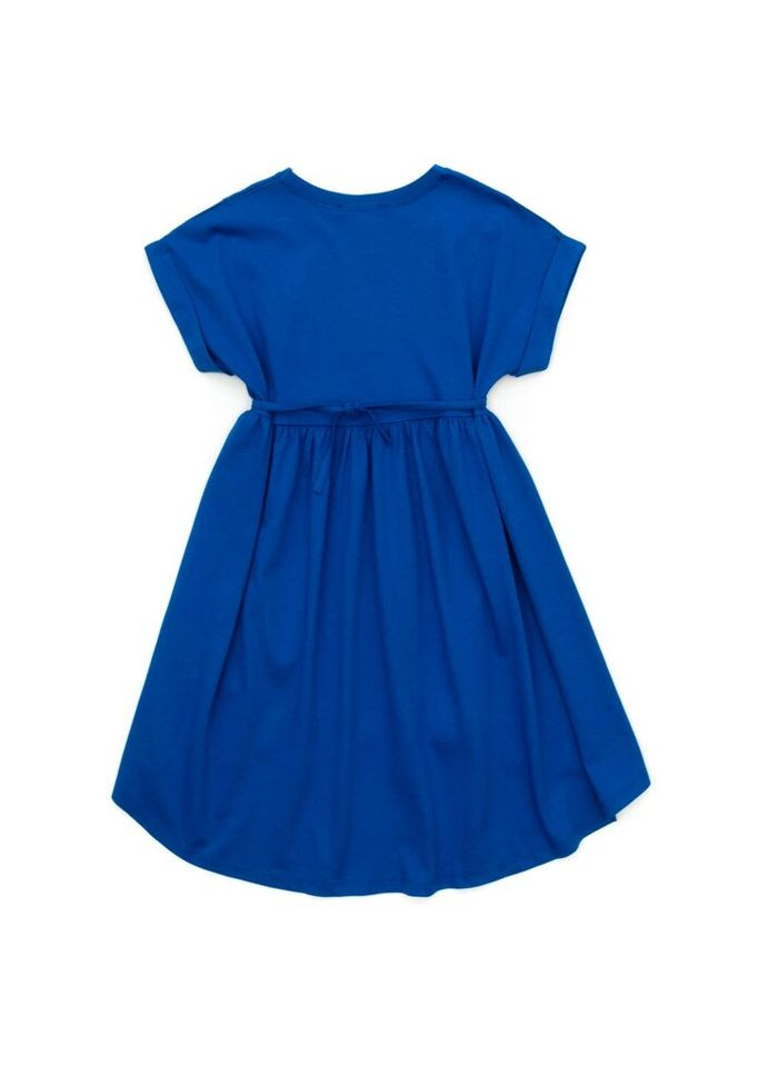Синее платье трикотажное (3557-128g-blue) BLUELAND (300625030)