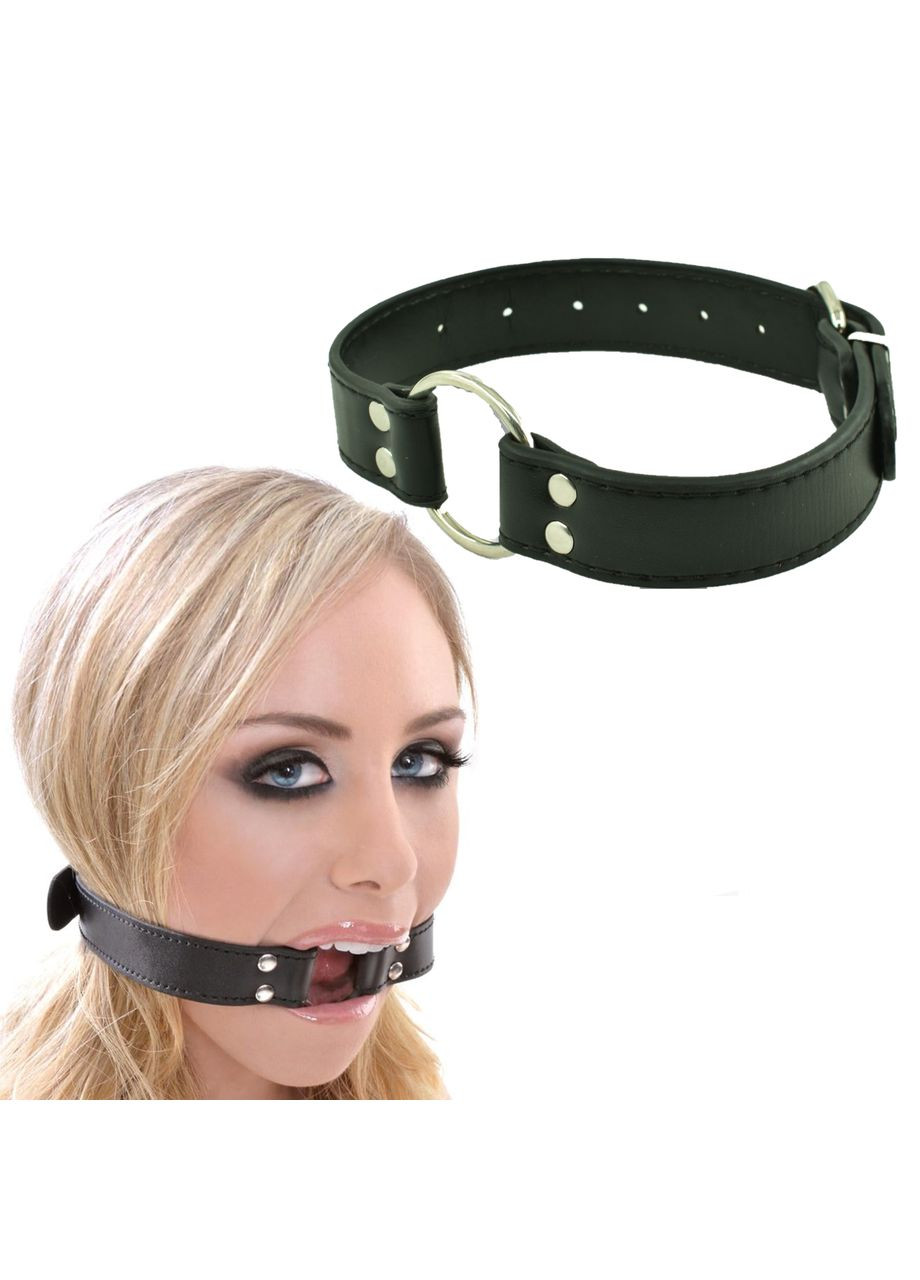 Кляп открытый рот с металлическим кольцом "Open Mouth" Mokko Toys No Brand (301210819)