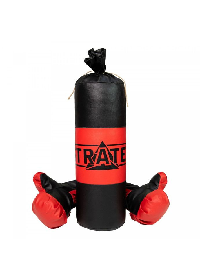 Боксерский набор "Красно-черный" 2074ST Маленький Strateg (315036066)