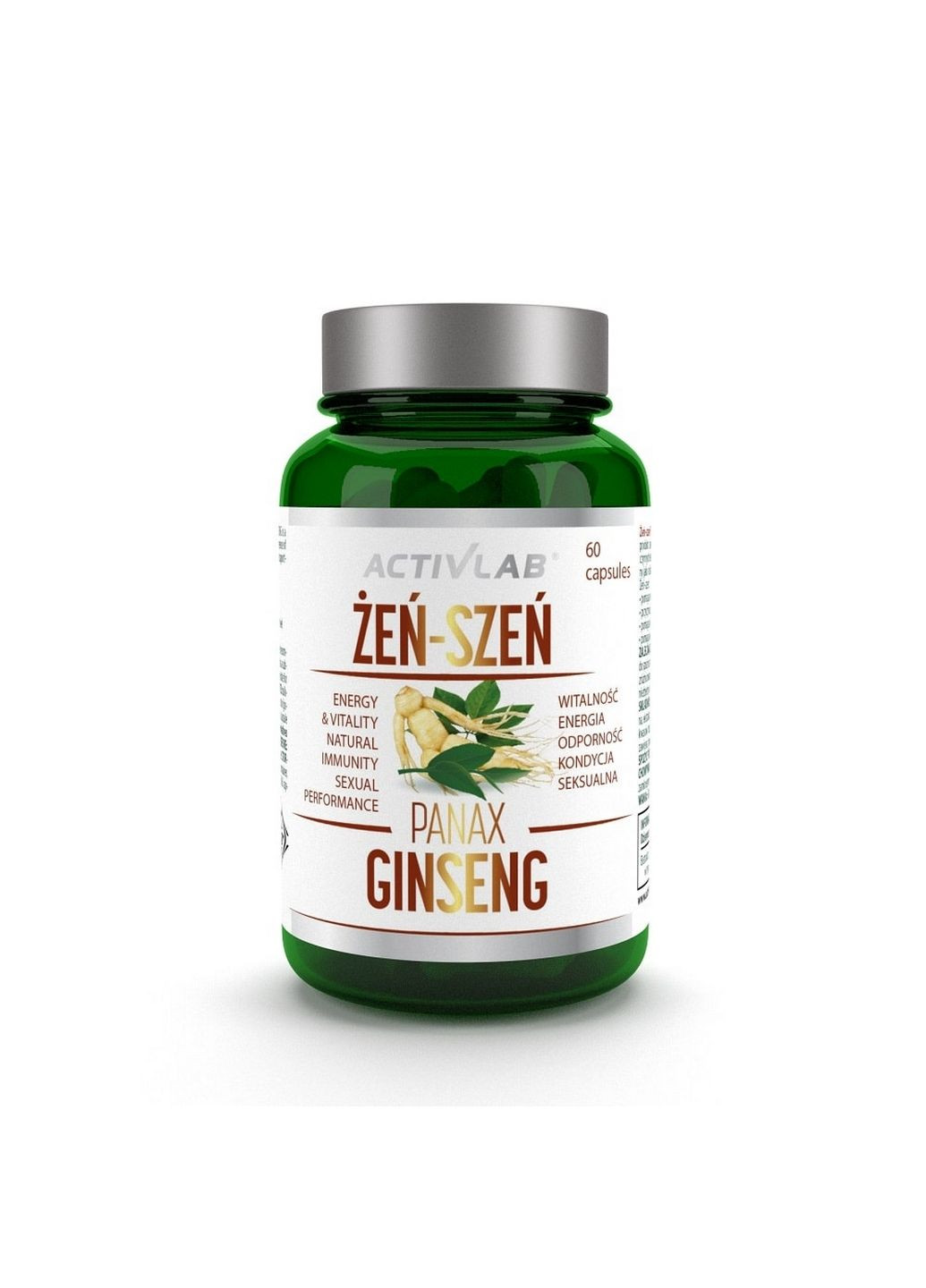 Натуральна добавка Panax Ginseng, 60 капсул ActivLab (293339126)