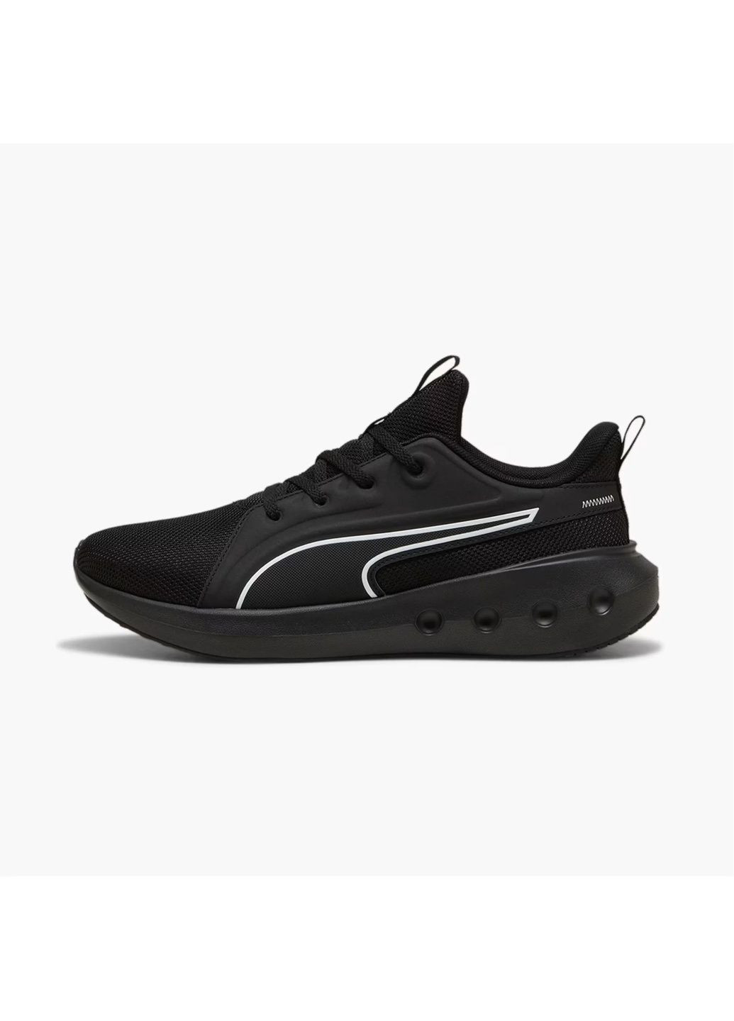 Чорні всесезонні кросівки унісекс softride carson running shoes black 310154-01 Puma