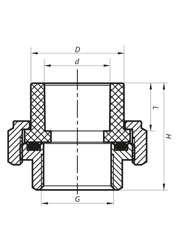 Згін-американка ВР 40x1.1 / 4F PPR K0132.PRO (KP0167) KOER (321214397)