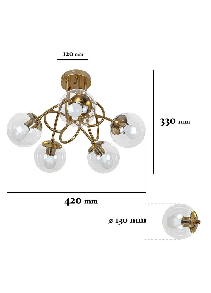Люстра 75299105 BRZ+CL Levistella (315485055)