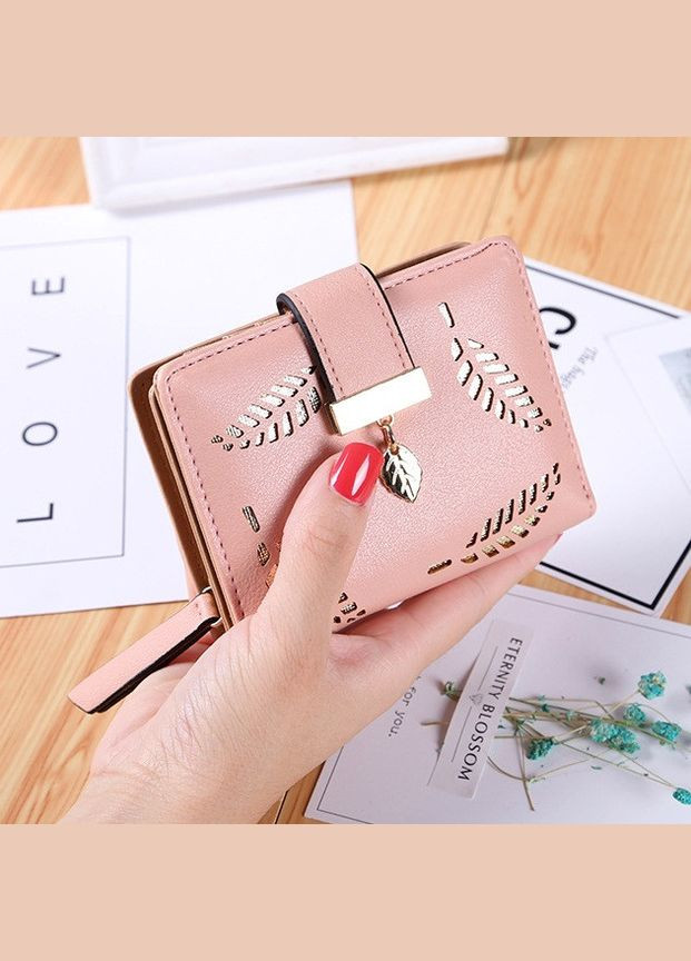 Жіночий маленький клатч гаманець, яскравий портмоне для жінок Коричневий No Brand (334729696)