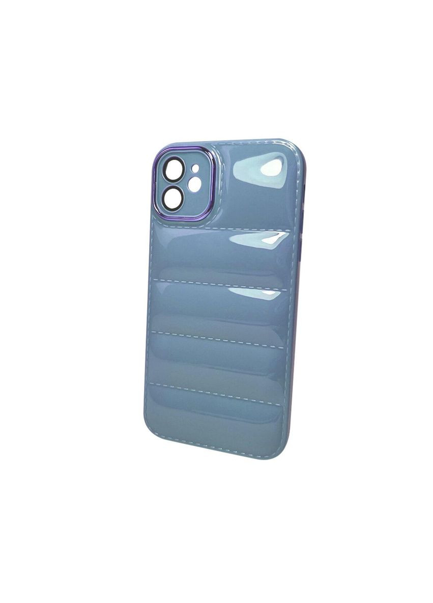 Чохол Down Jacket Frame для iPhone 12 Light Blue No Brand (304731304)
