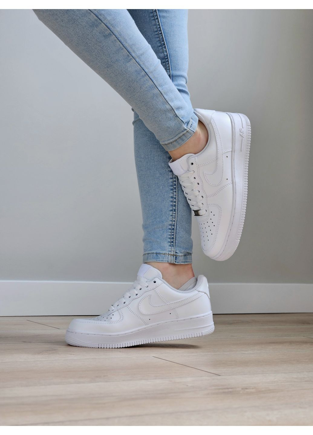 Кросівки жіночі і чоловічі Nike Air Force 1 low classic whiite| Найк Аір Форс 1 лов класік білі No Brand білі демісезони (362561823)