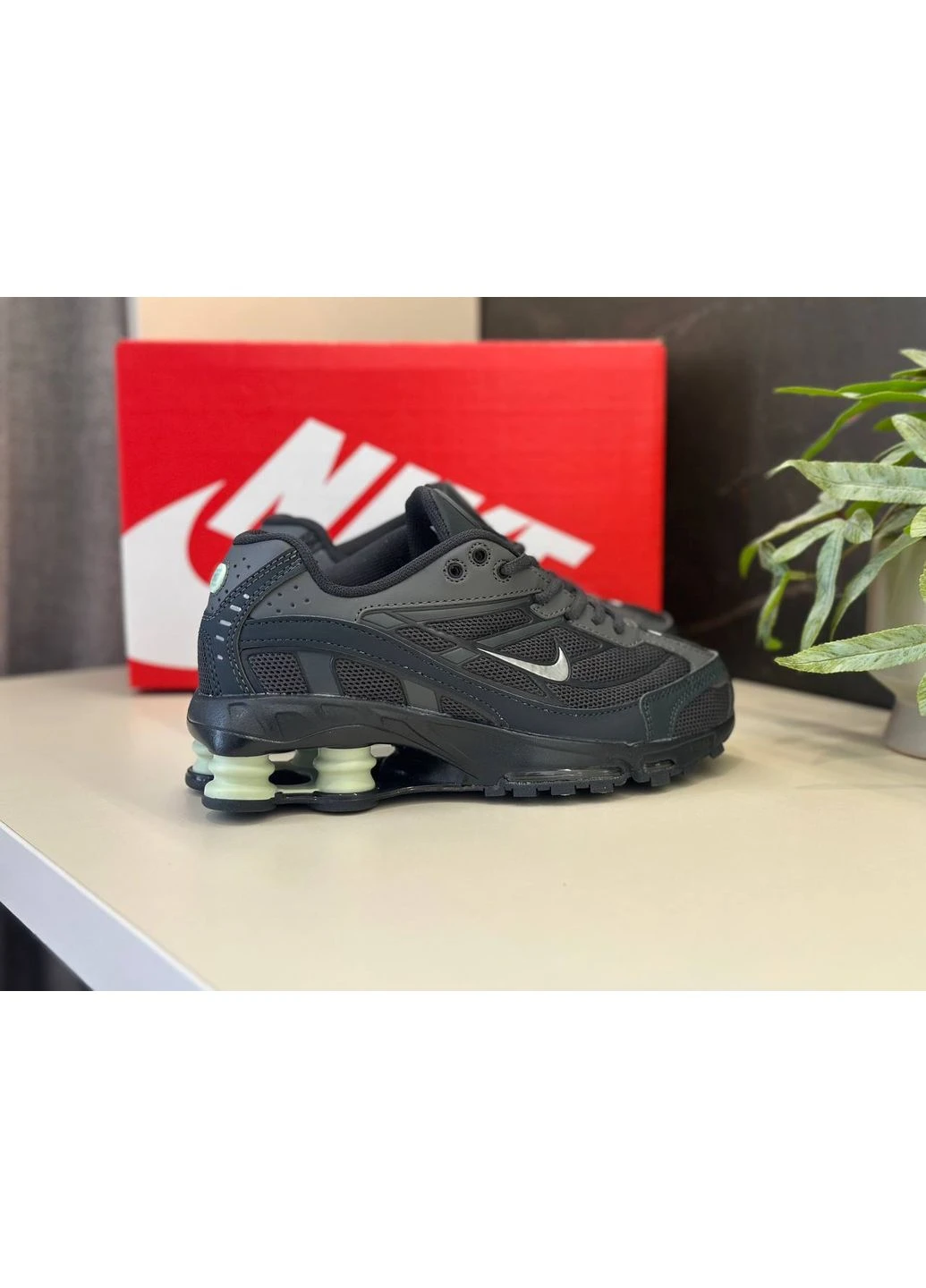 КРОССОВКИ ЖЕНСКИЕ NIKE SHOX RIDE 2 SP X SUPREME BLACK GREEN НАЙК ШОКС РАЙД 2 ЧЕРНЫЕ No Brand чёрные демисезоны (392032646)