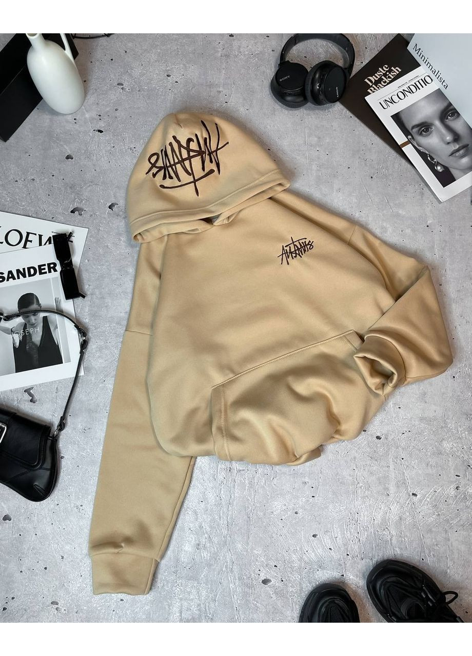 Худые с вышивкой оверсайз качественная тринитка на флисе Україна (362194000)