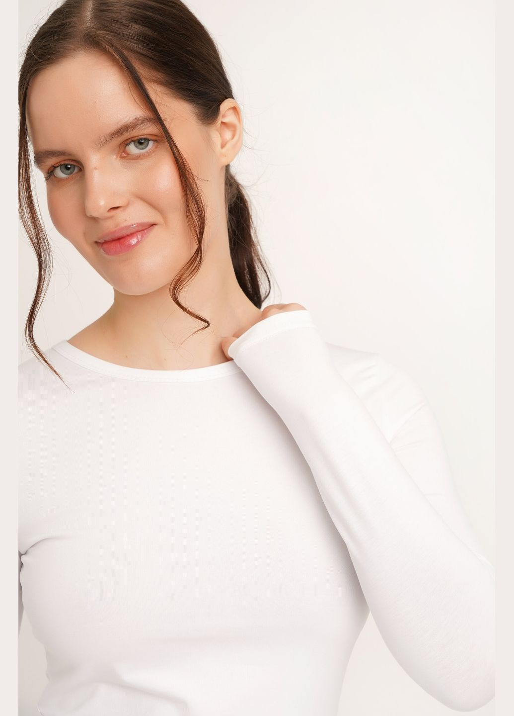 Лонгслів однотонний жіночий WBC02348 shop (2888000005045) LAWA (356767571)