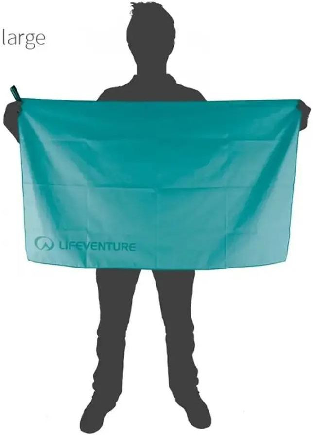 Рушник Recycled Soft Fibre Trek L Teal Lifeventure (316446438)