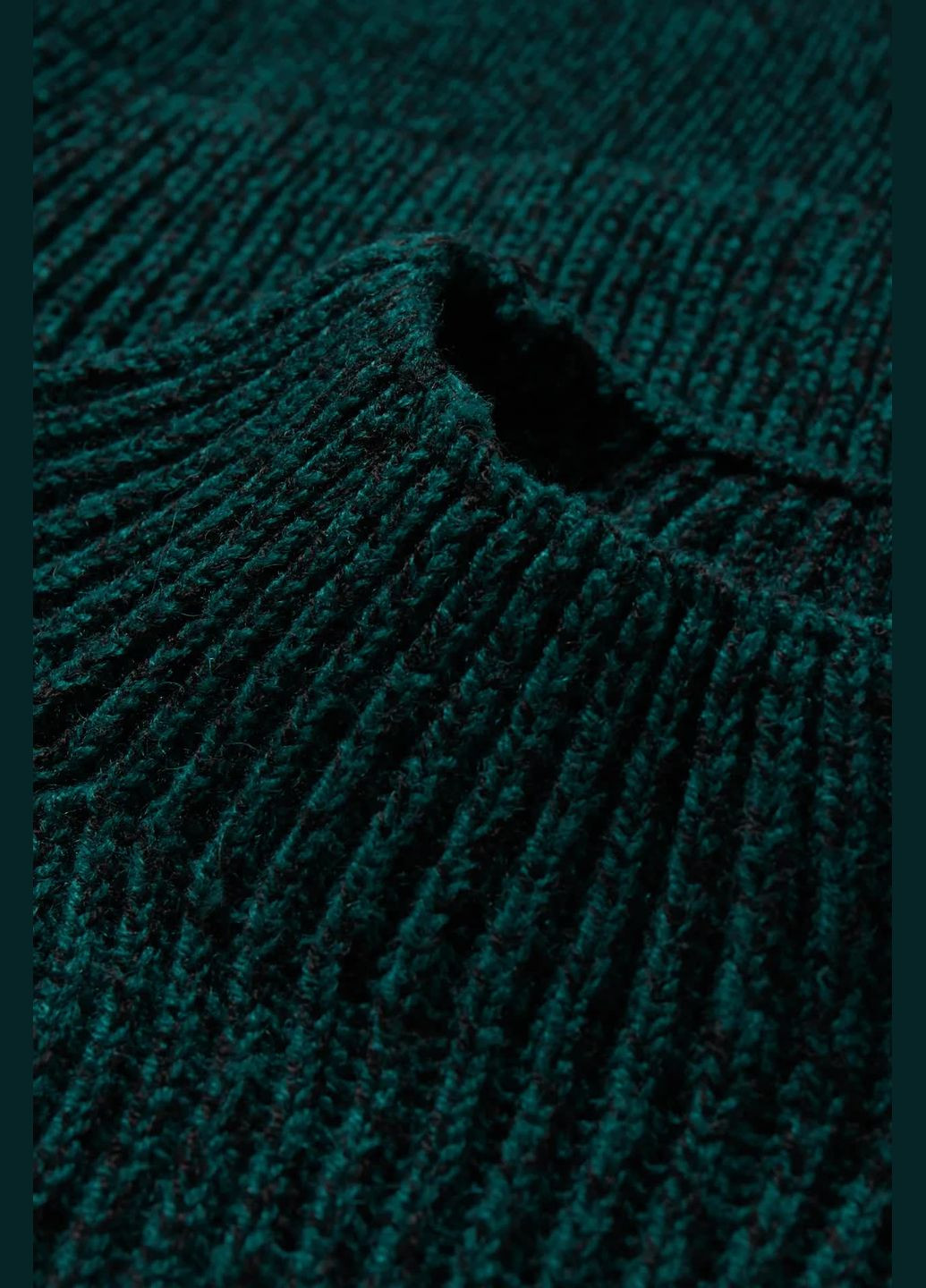 Зелений демісезонний светр в складі з вовною C&A