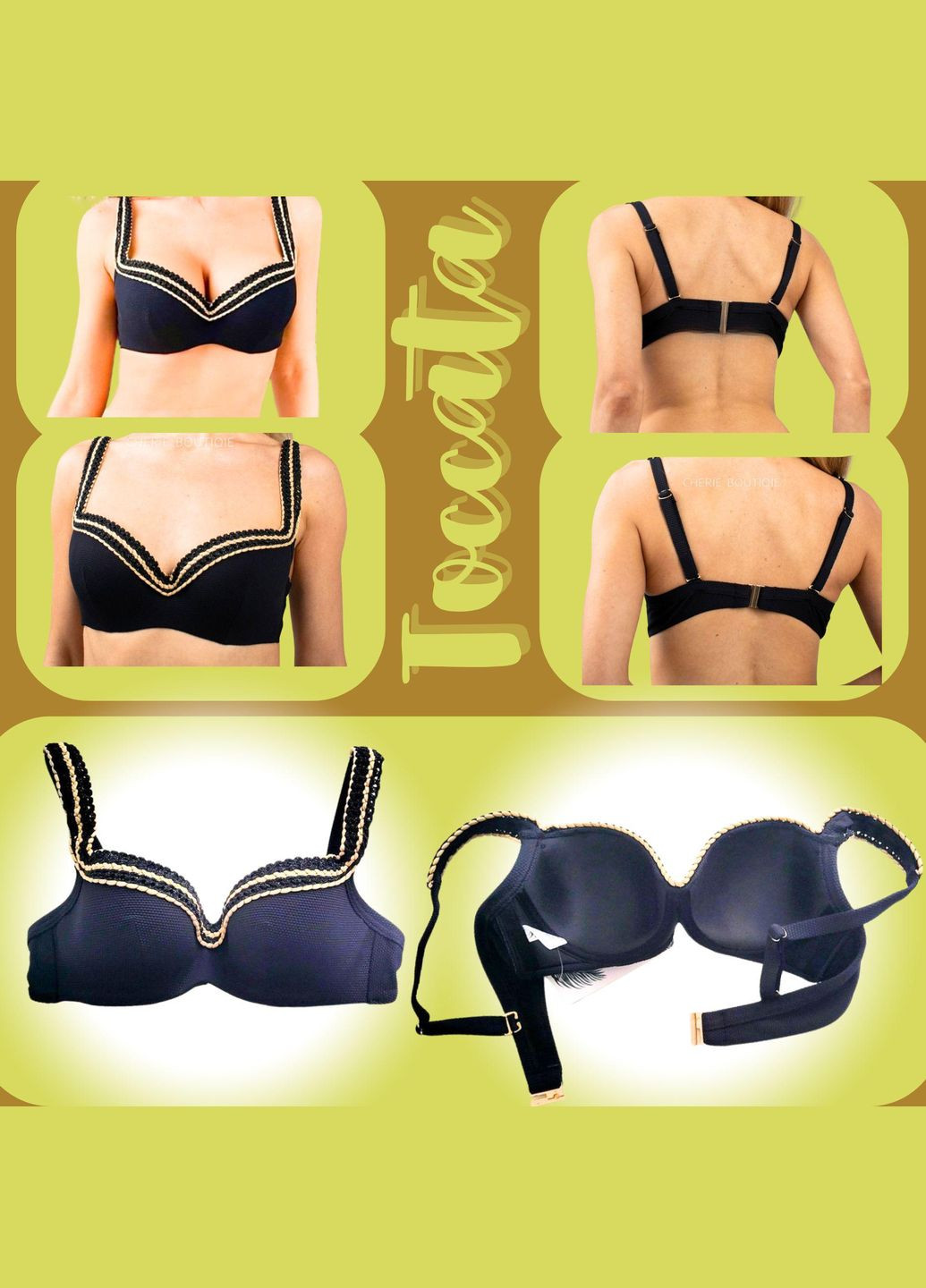 Черный купальник victoria bsg/013 черный Toccata