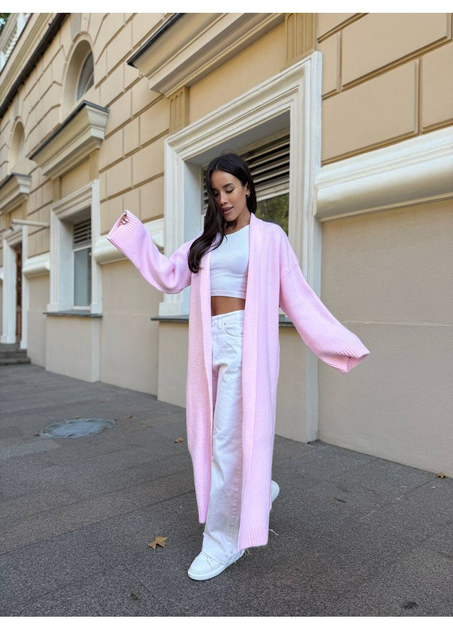 Розовый кардиган No Brand