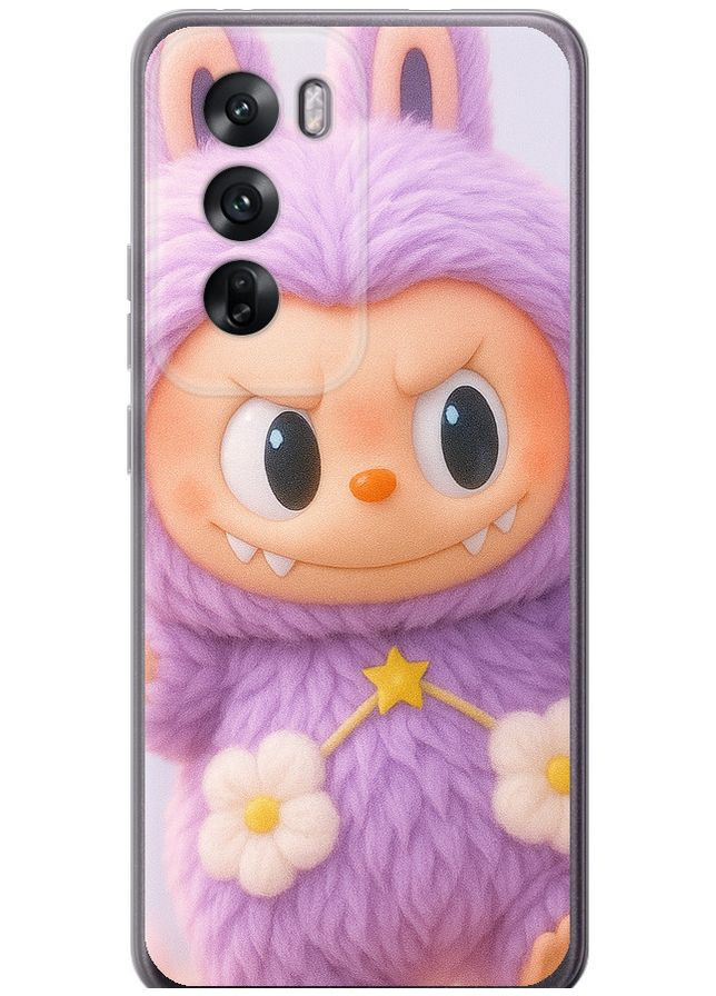 Силиконовый чехол 'Лабубу' для Endorphone Oppo Reno12 5G (342123822)