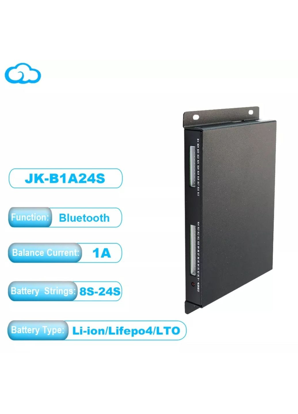 Смарт балансир JK-B1A24S Li-Ion / LiFePO4 активная балансировка 1А с блютуз управлением No Brand (325835184)
