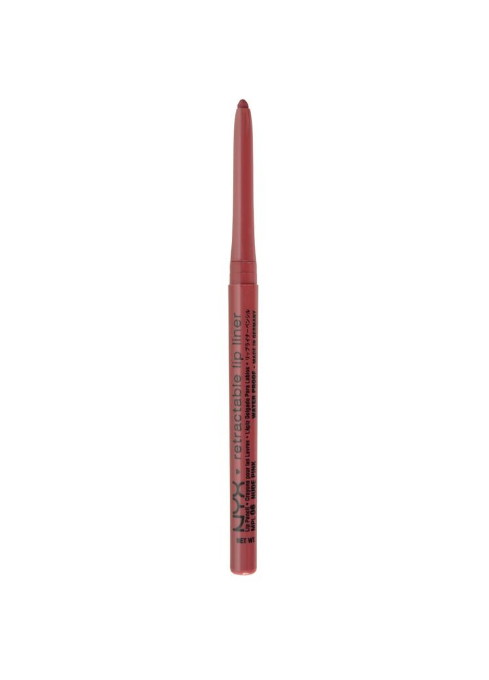 Механічний олівець для губ Retractable Lip Liner NUDE PINK (MPL06) NYX Professional Makeup (279363962)