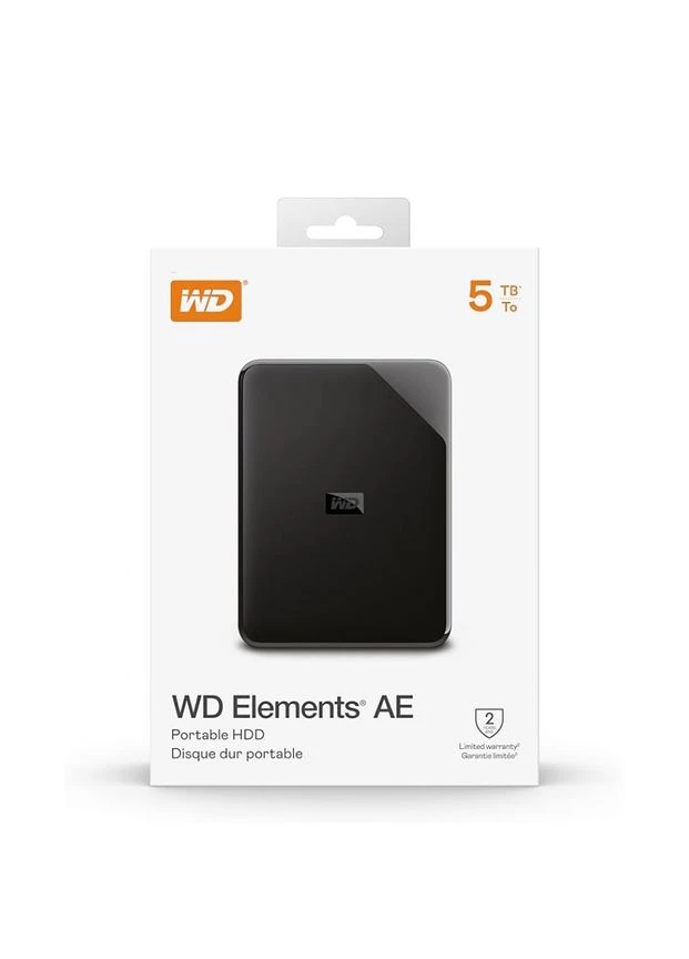 Внешний жесткий диск PHD External 2.5'' WD USB 3.2 Gen1 Elements AE 5Tb Black Western Digital (391226663)