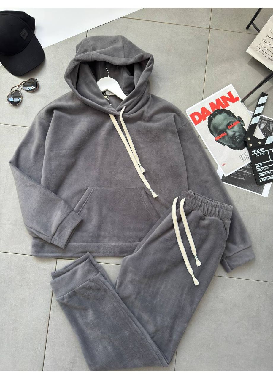 Мужской теплый костюм с капюшоном из поллара флиса 🔥 (Замеры в описании) DK/DL Мода без кордонів (367164489)