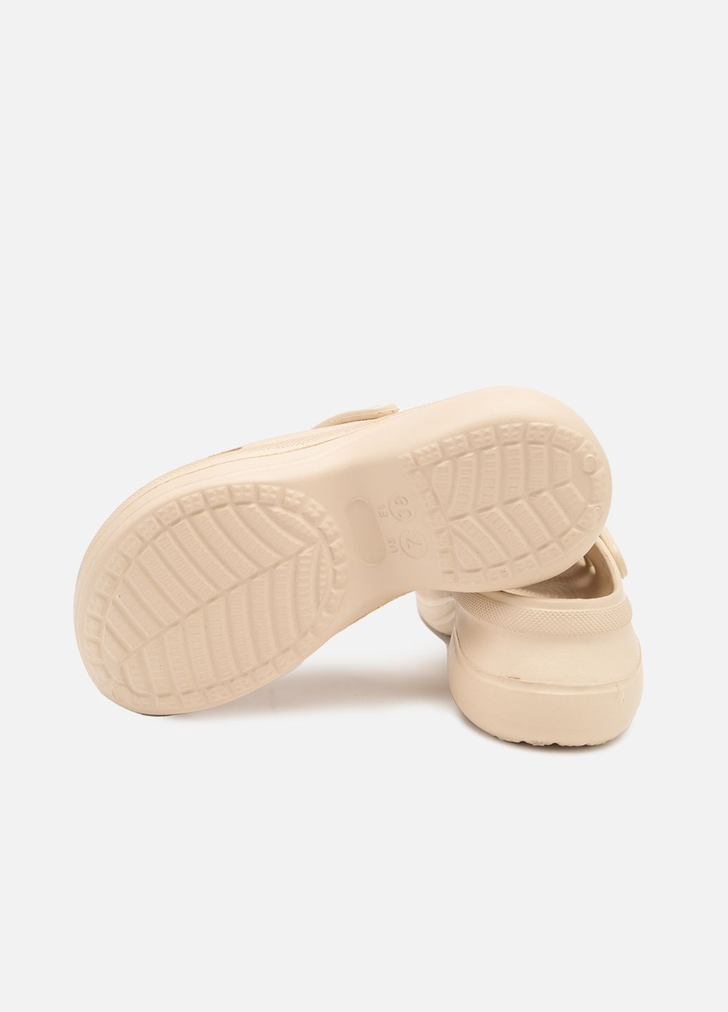 Женские кроксы цвет бежевый CB-00263882 Yuki (319106838)