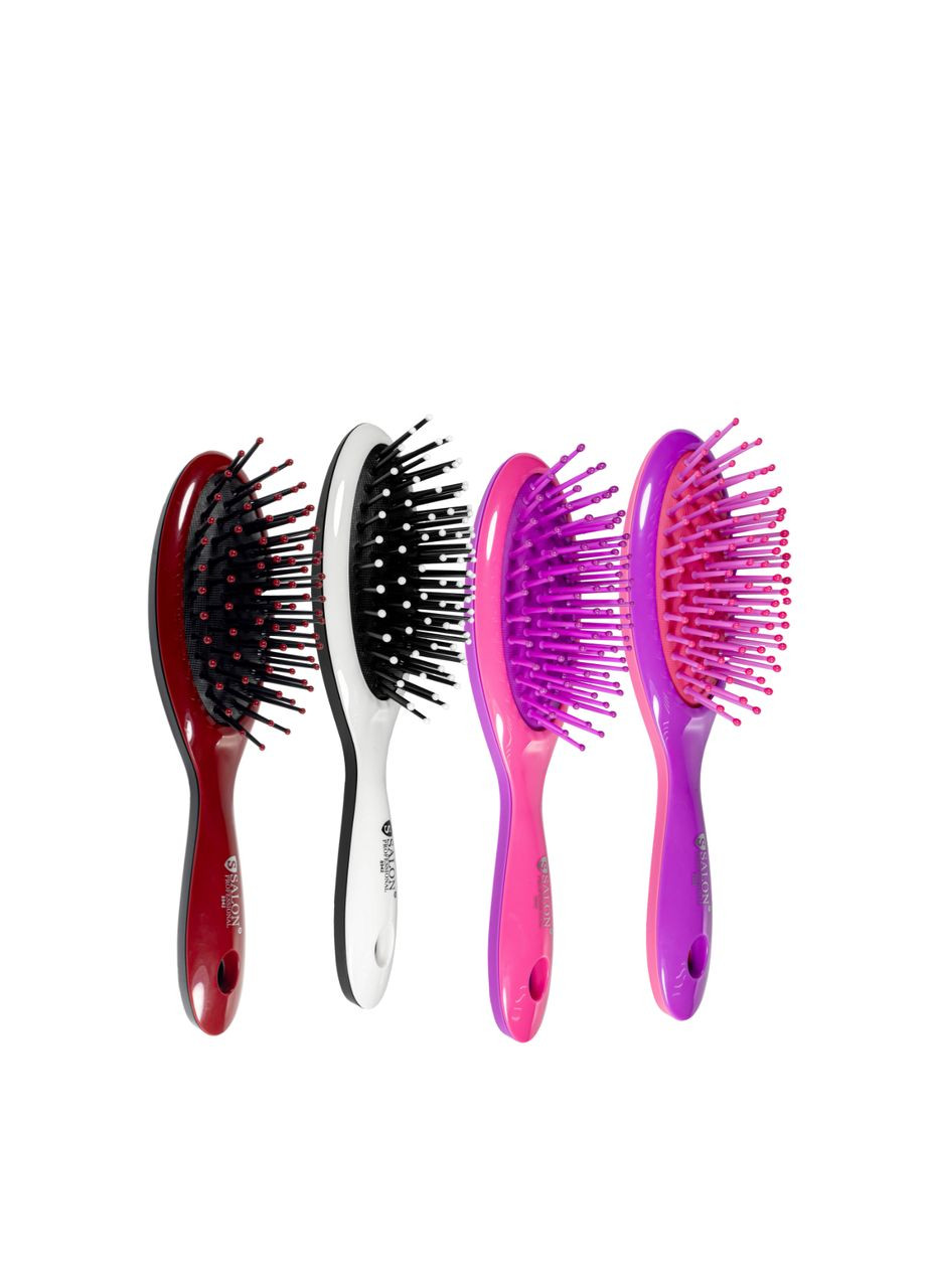 Расчёска для волос массажная, Бордовая Salon Professional (324808688)
