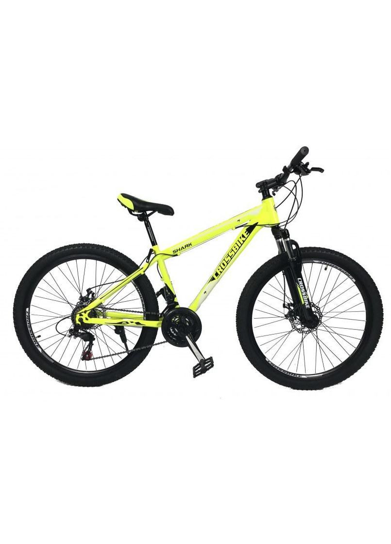 Велосипед Shark 26" 15" Неоновий жовтий-Чорний Crossbike (369780957)