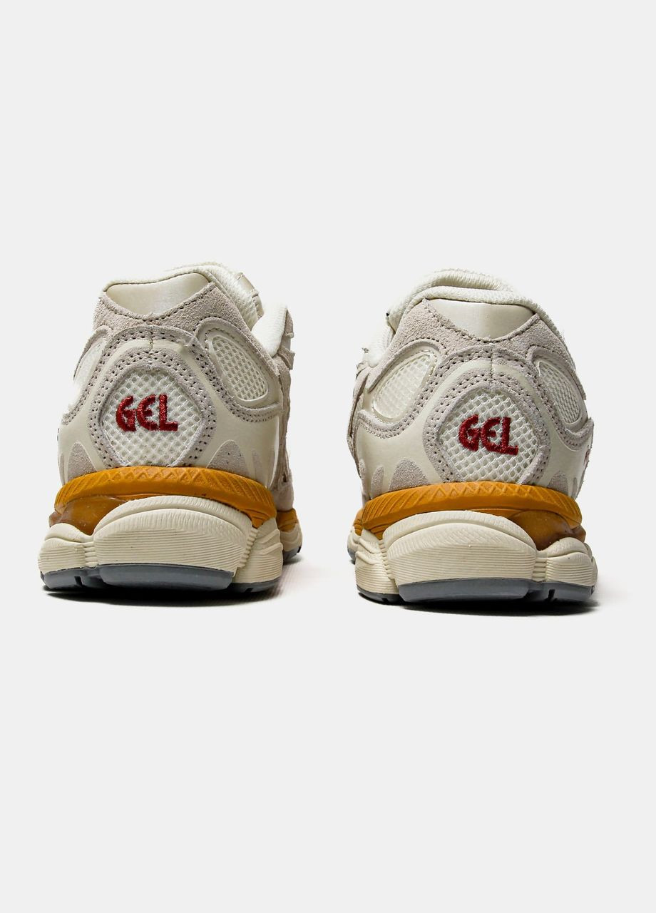 Бежевые всесезонные женские кроссовки asics gel nyc 'cream oatmeal' No Brand Gel-NYC