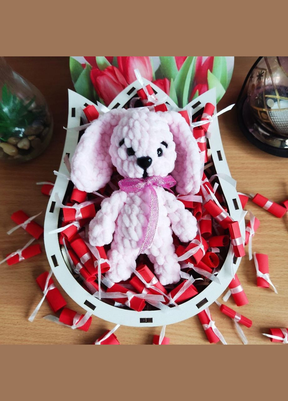 Подарунковий бокс для дівчини з м'якою іграшкою та 101 причиною «Чому я тебе кохаю» (ar139) No Brand (316463055)